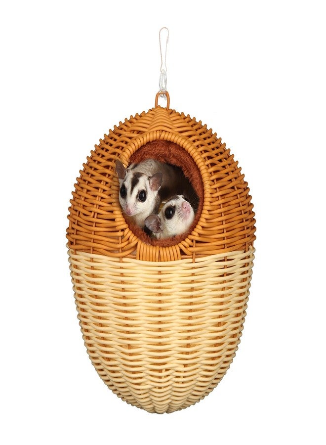HardcorePet Sugar Glider Hammock, Acorn Shaped Bird Bed with Supporting Cotton nest, Universal in All Seasons, Suitable for Rats, Chipmunks, Squirrels and Parrots. - Image 1
